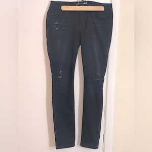 CABI Skinny Distressed Jeans. Woman’s Size 8